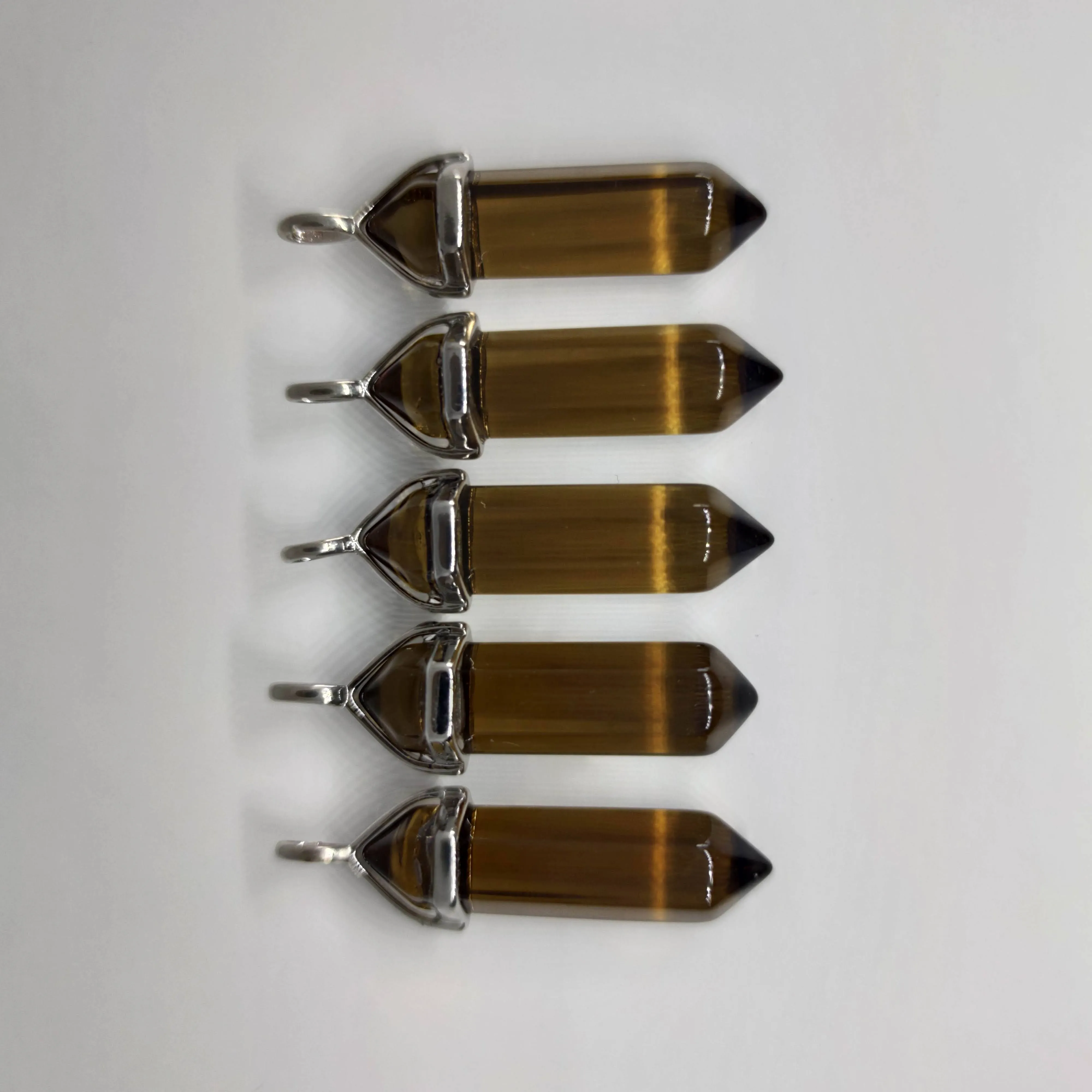 Smoky Quartz Crystal Point Pendant