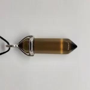 Smoky Quartz Crystal Point Pendant