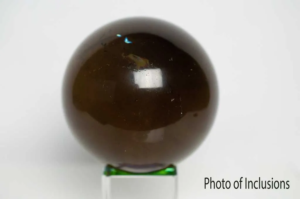 Smoky Quartz Crystal Sphere - Medium Dark, Item# QS-062