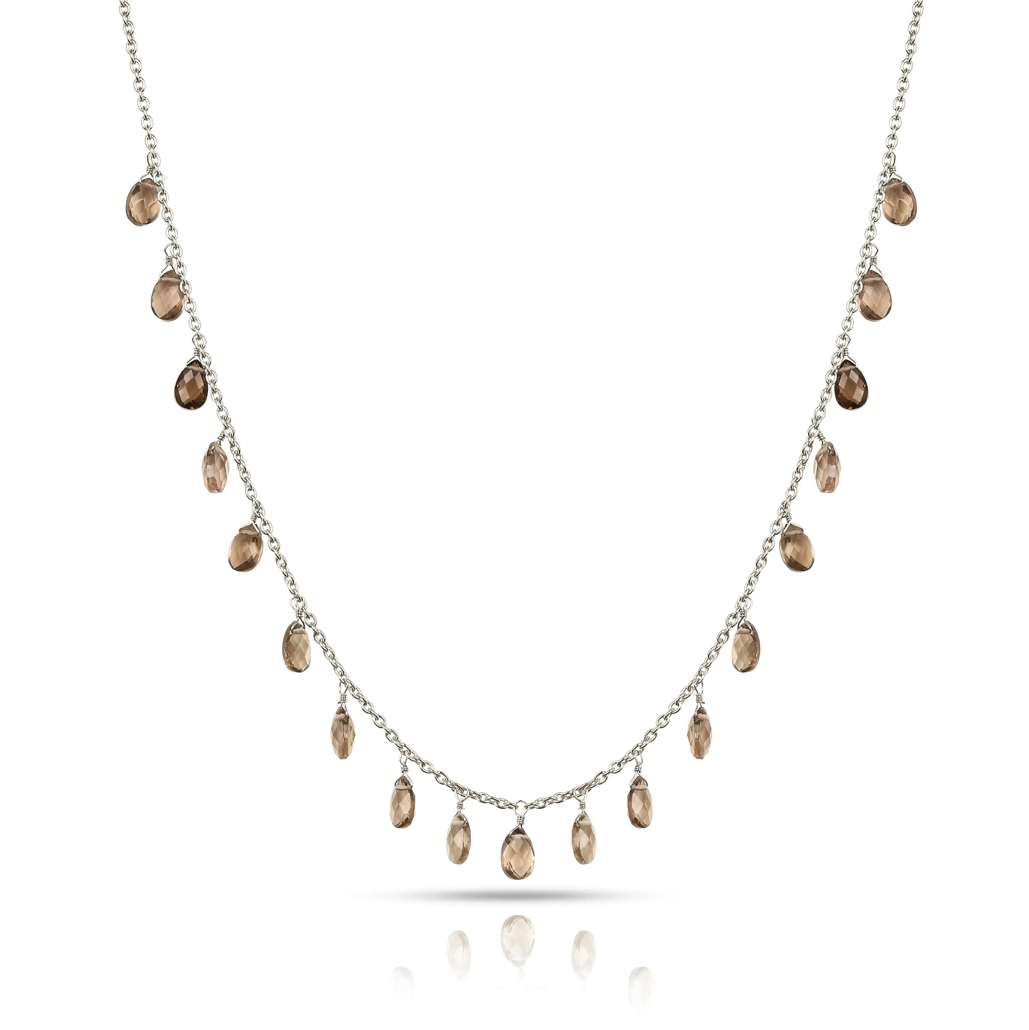 Smoky Quartz Layered Necklace