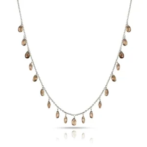 Smoky Quartz Layered Necklace