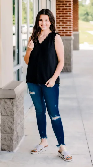 So Many Reasons to Love You Black Tank