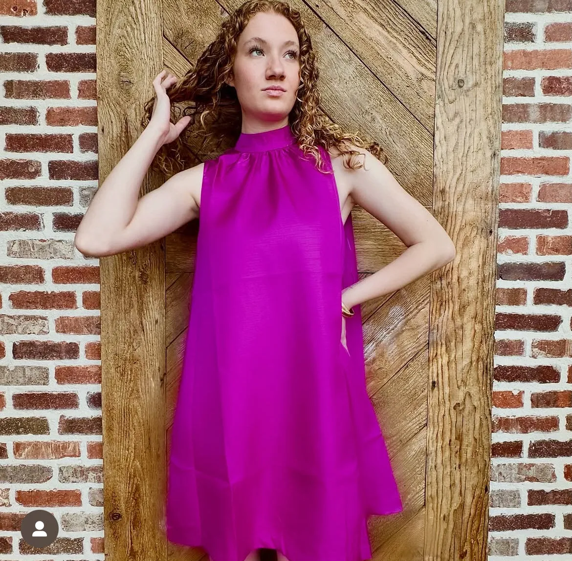 Socialite Halter Bow Dress~Final Sale