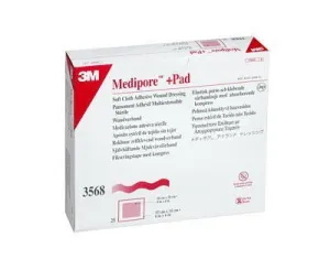 Soft Cloth Adh Wnd Dress., 3 1/2" X 6", 25/box