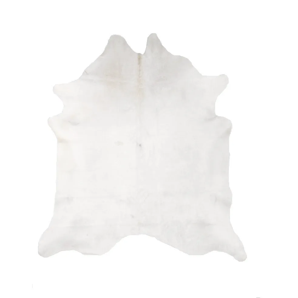 Solid Natural White, Premium Brazilian Cowhide, XL CH12N I