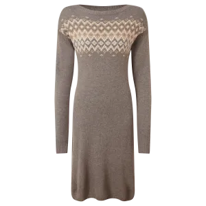 Solma Boatneck Dress - Taupe