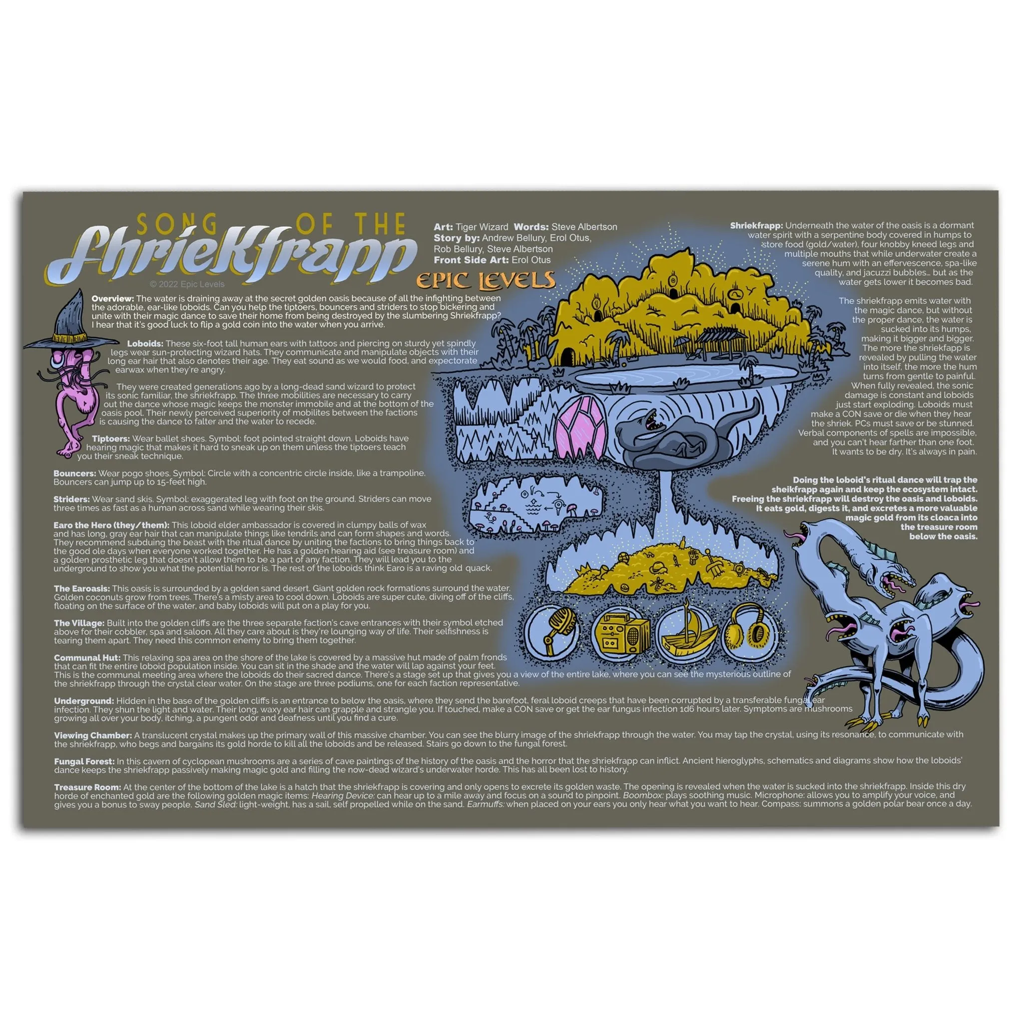 Song of the Shriekfrapp - Mad Dungeon Poster Series #7