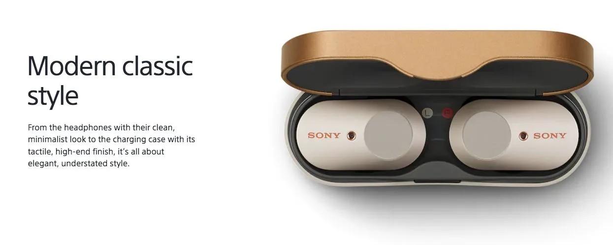 Sony WF-1000XM3 Truly Wireless Noise Cancelling Earbuds Headphones