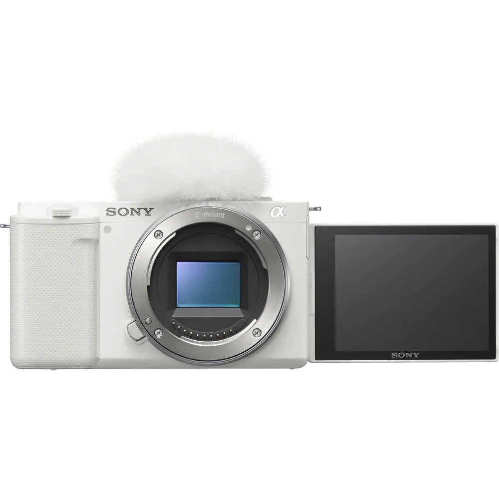 Sony ZV-E10 Mirrorless Camera | Body Only, White