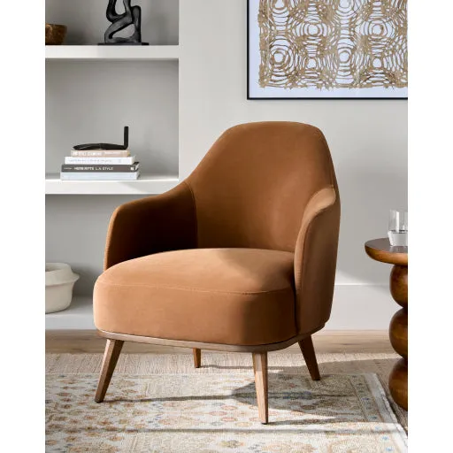 Sophia 30H x 28W x 28D Modern Accent Chair