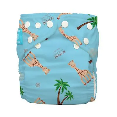 Sophie La Girafe One Size Hybrid AIO - Nappy and 2 Inserts