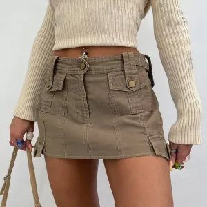 Sora Tab Snap Skirt