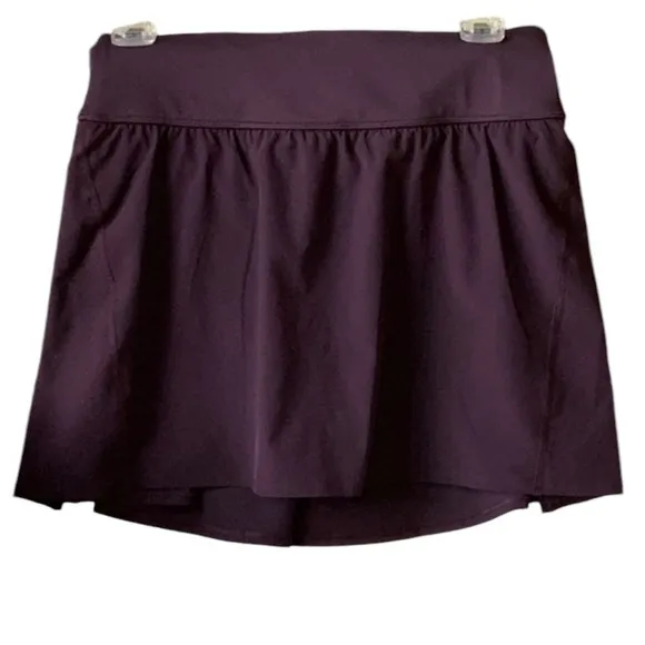 SPANX Get Moving Burgundy Athletic Skort