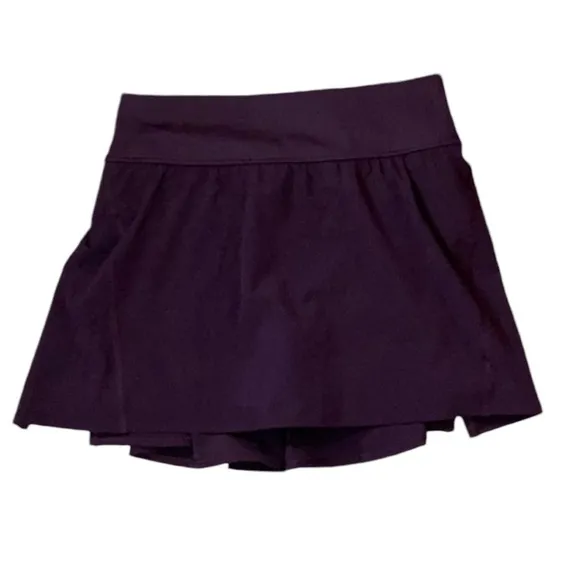 SPANX Get Moving Burgundy Athletic Skort