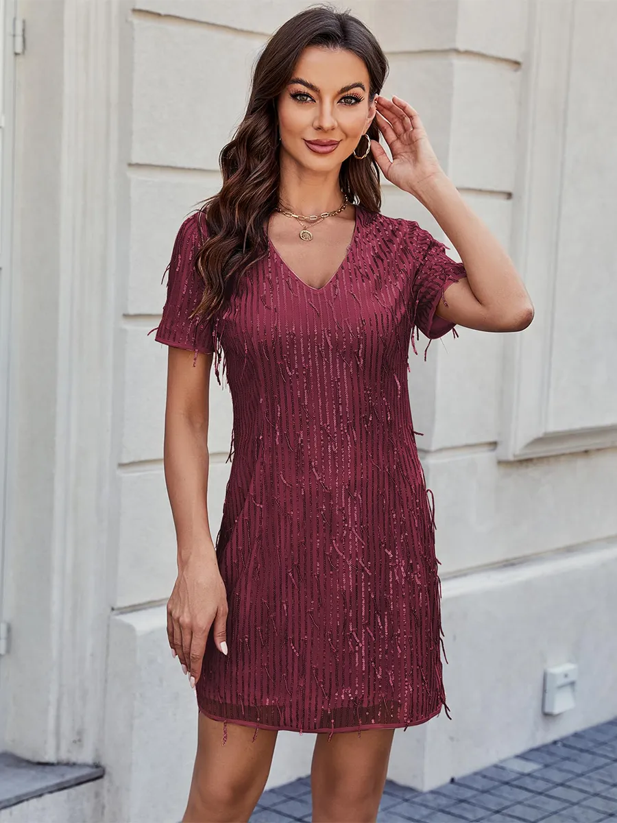 Sparkling Fringe Dress