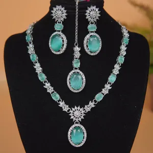 Sparkling Zircon Ncklace Set