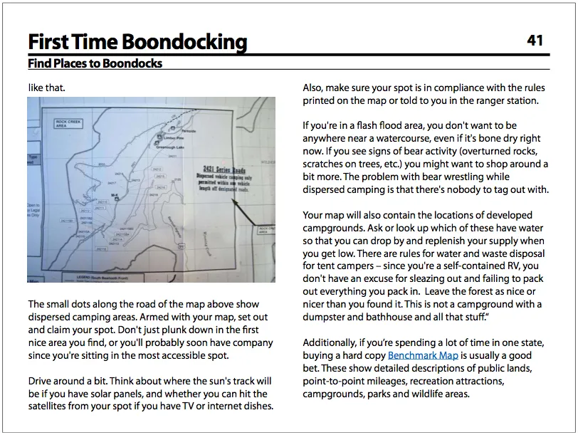 Special Offer - [Ebook] The Beginner's Guide to Boondocking