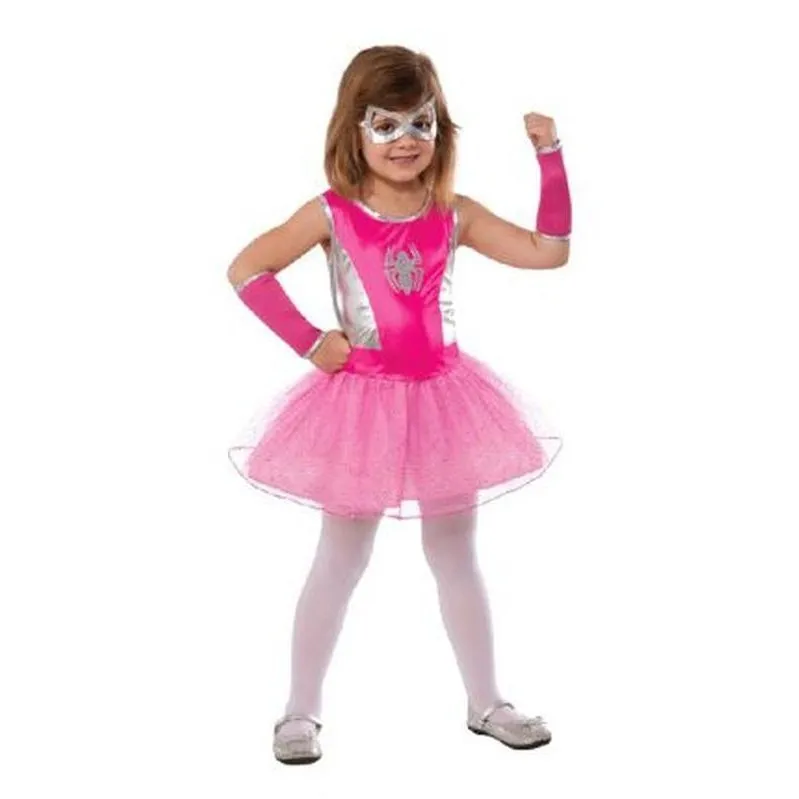 Spider Girl Pink Tutu Dress Size L