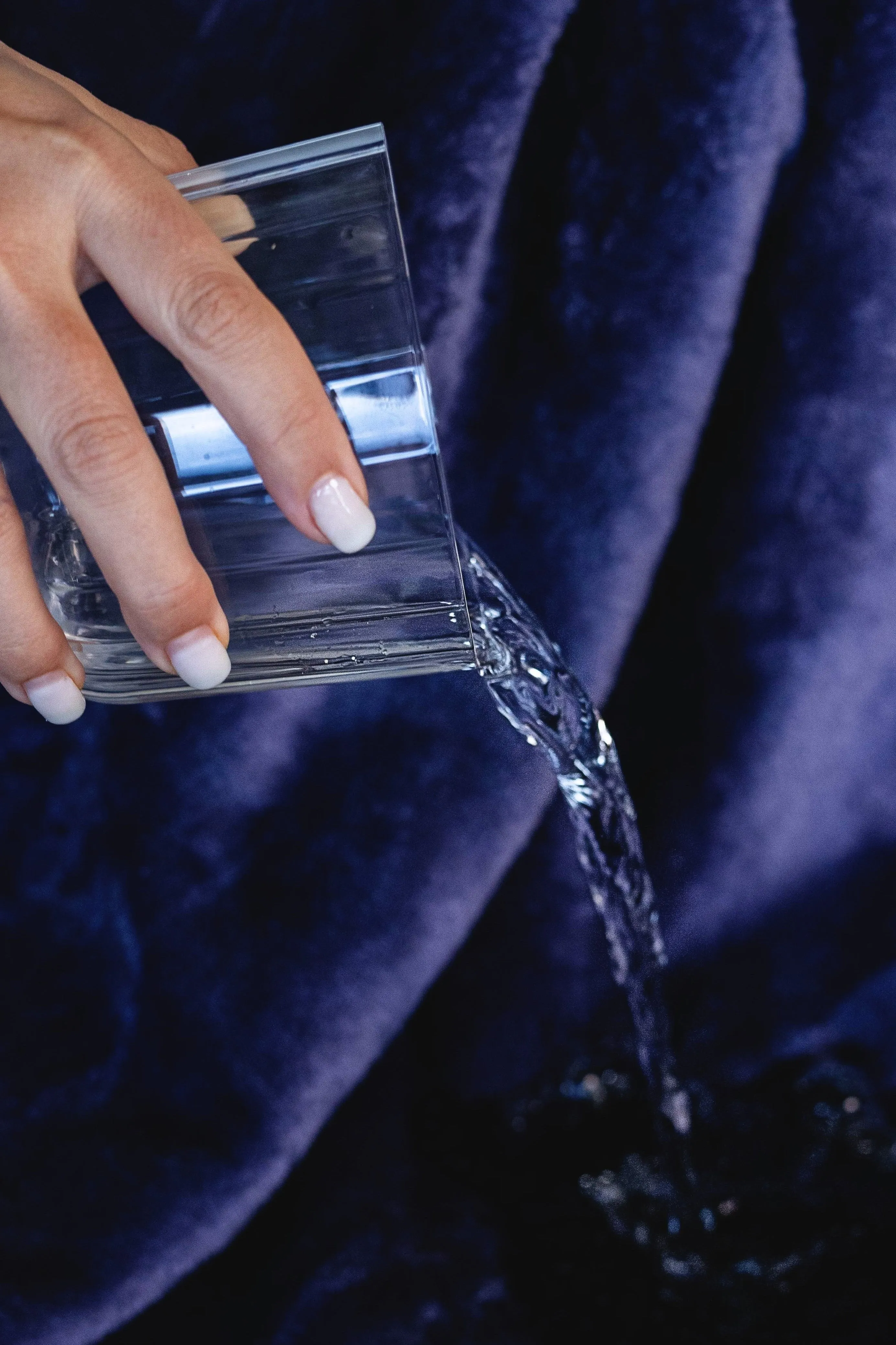 Splash Blanket Purple Smoke