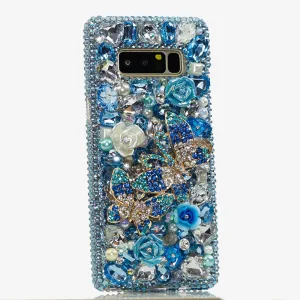 Spring Blue Double Butterfly Design (style 359)