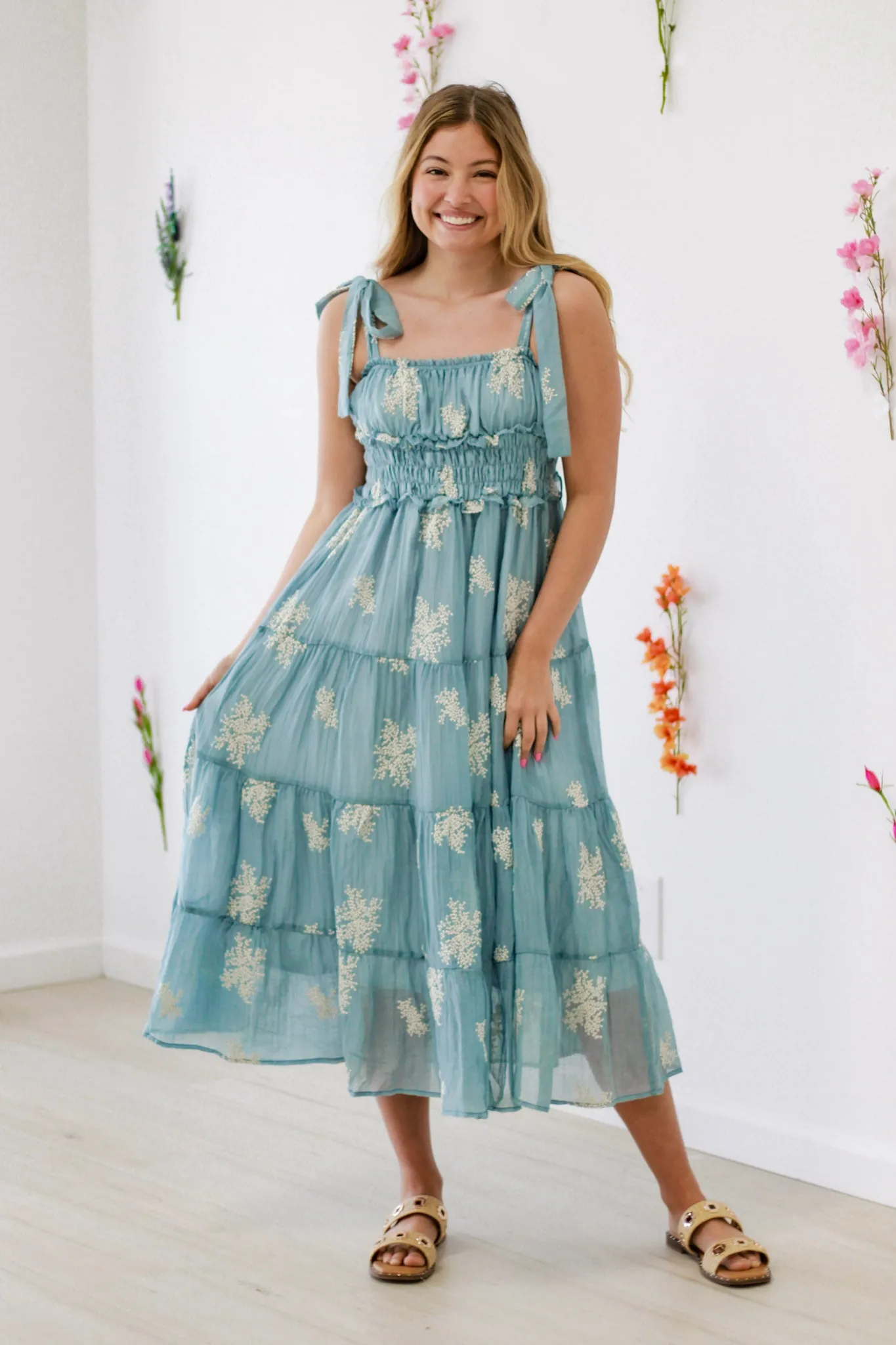 Spring Time is Coming Maxi Dress