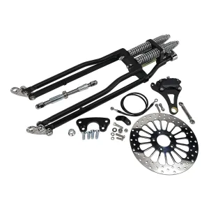 Springer Front End Kit Harley Davidson 2018-2021 M8 Softail Standard & Street Bob Stock Length Black