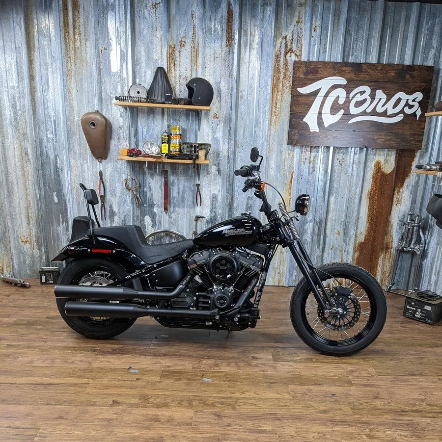 Springer Front End Kit Harley Davidson 2018-2021 M8 Softail Standard & Street Bob Stock Length Black