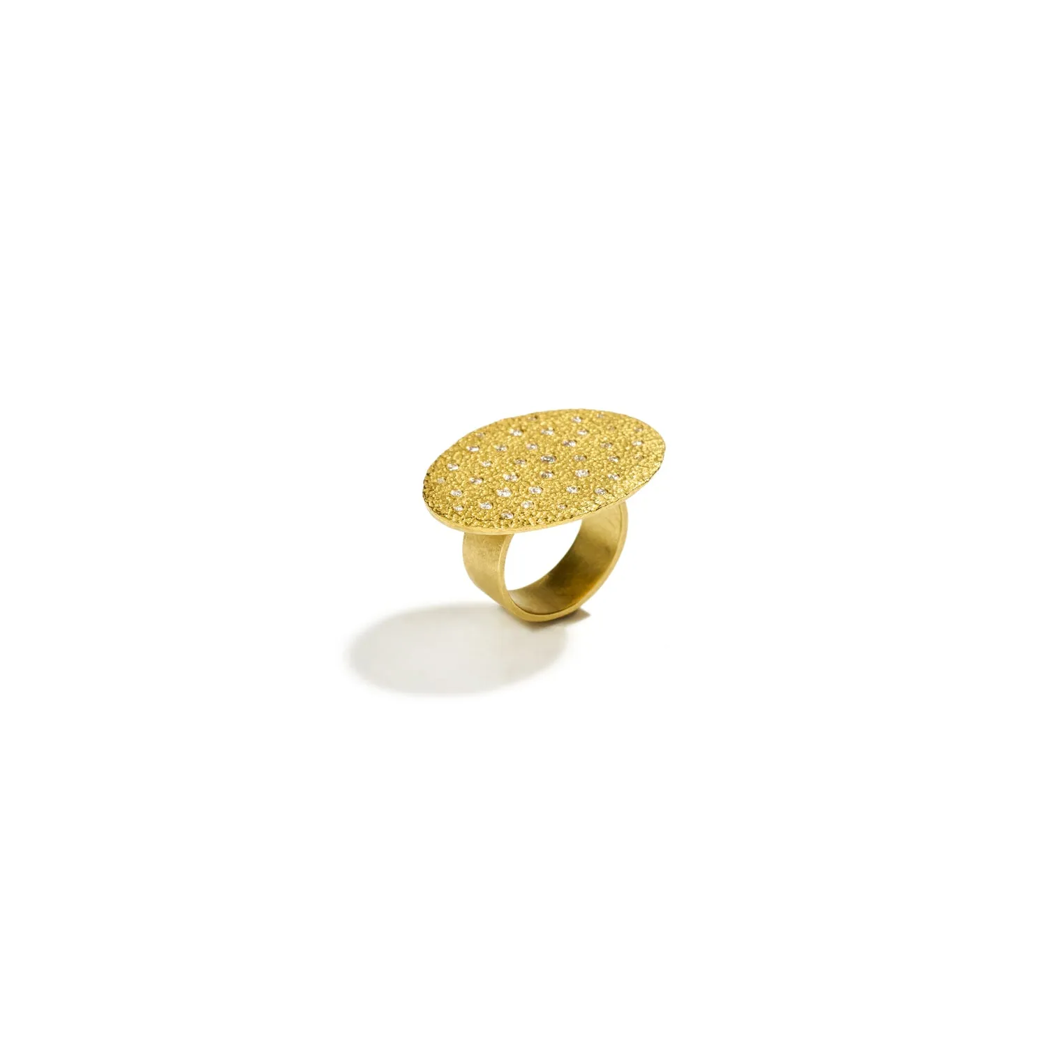 Sprinkled Diamond Ring