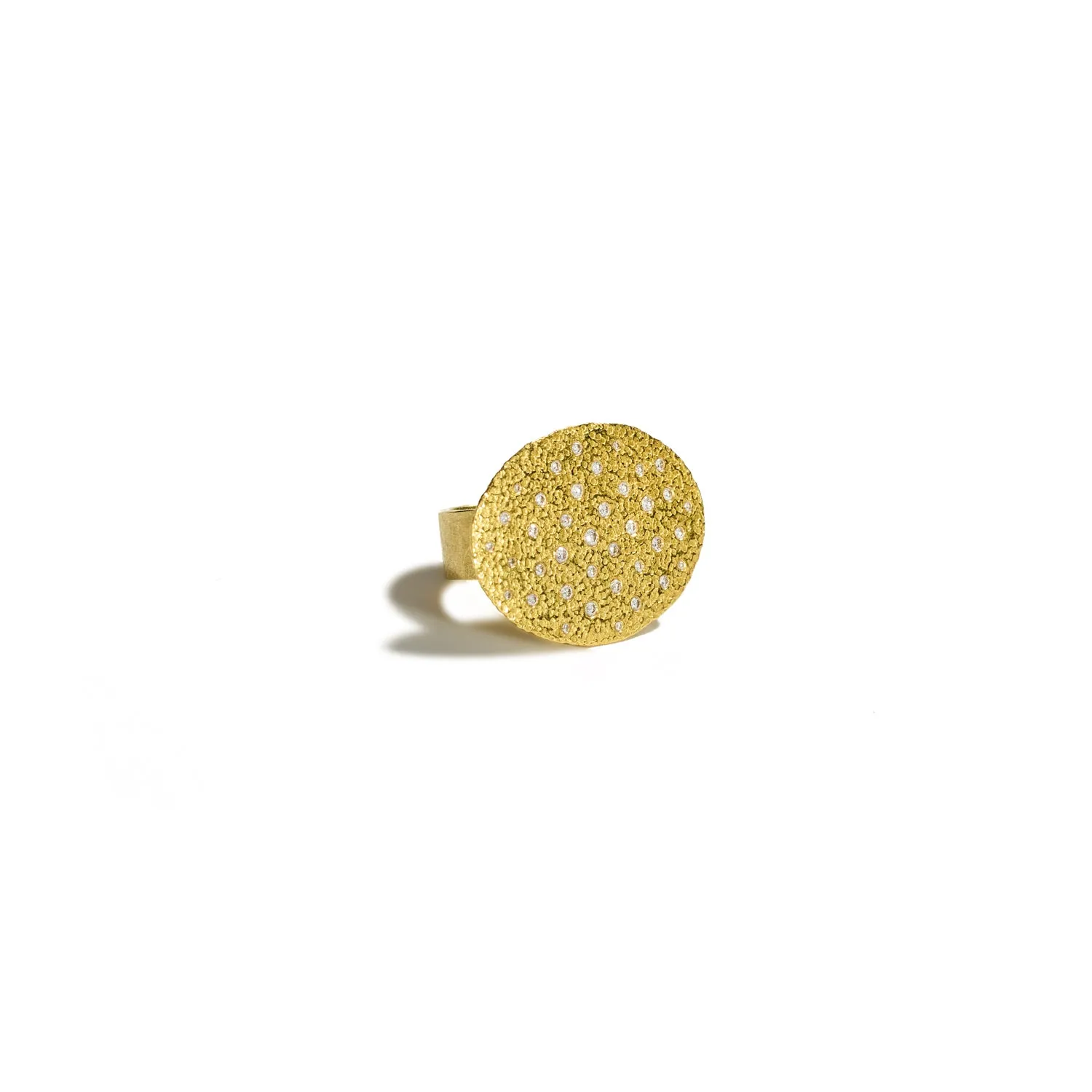 Sprinkled Diamond Ring