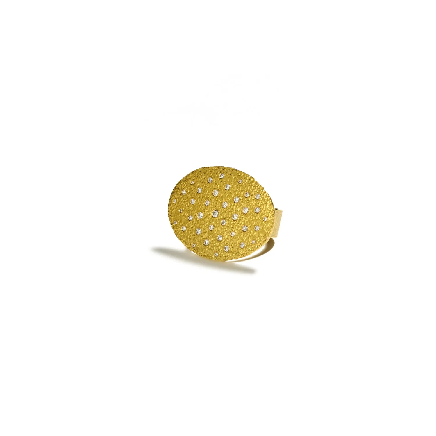 Sprinkled Diamond Ring