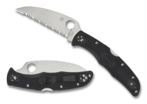 Spyderco Endura 4, Black,  Wharncliffe C10FSWCBK