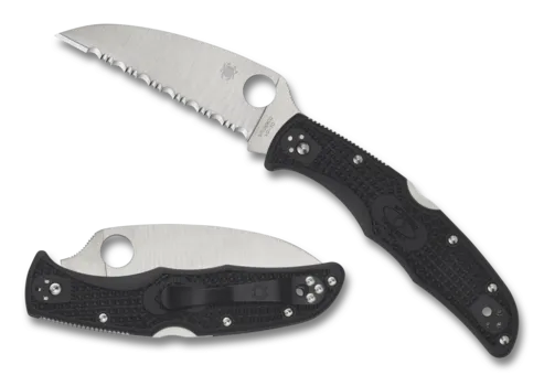 Spyderco Endura 4, Black,  Wharncliffe C10FSWCBK