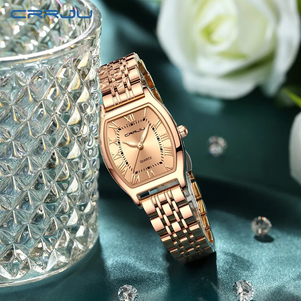 Square Steel Dress Watch for Women