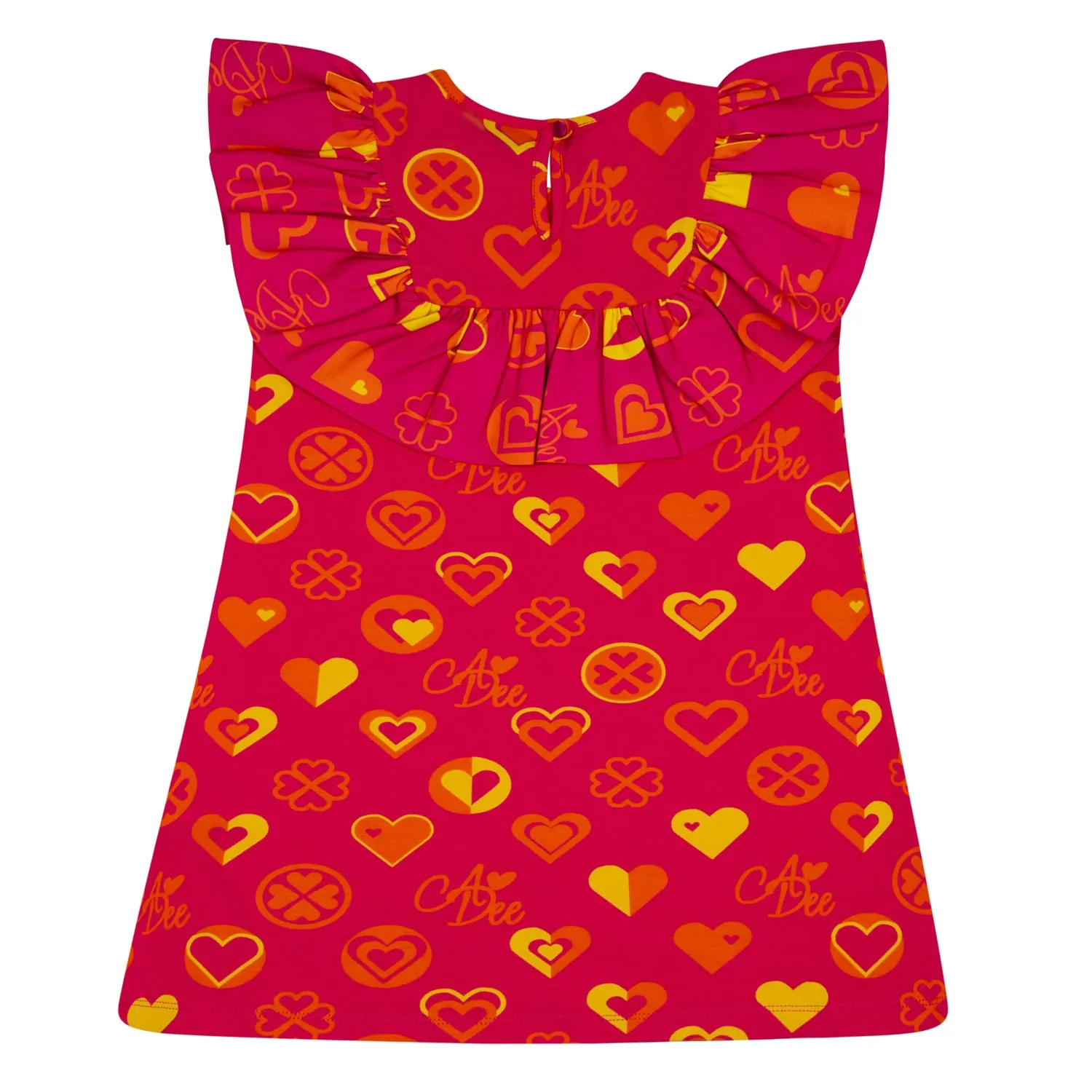 SS24 A Dee Girls Marissa Bold Hearts Dress