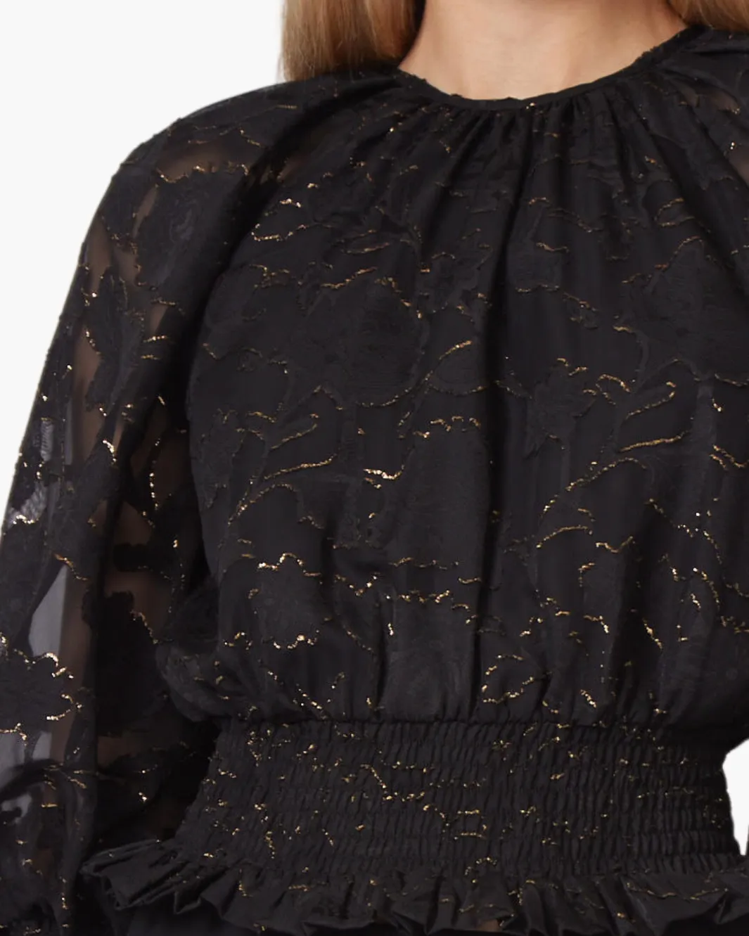 STACEY BLOUSE IN GILDED FLOWER