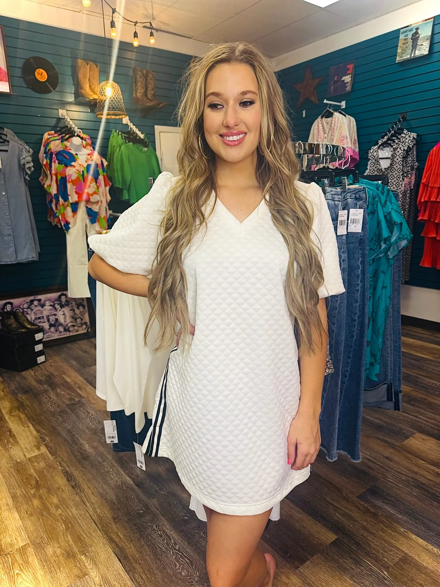 Stacey Ivory Dress - Mary Square