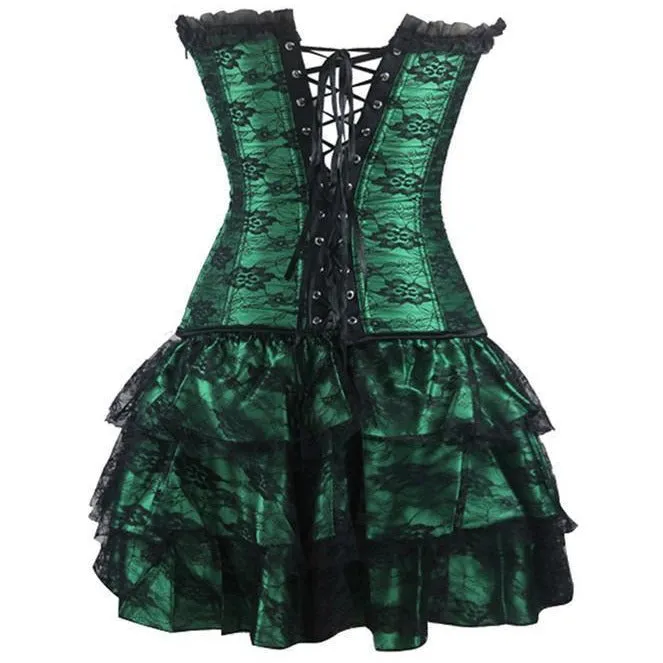 Steampunk Corset Dress - 4 Color Variants