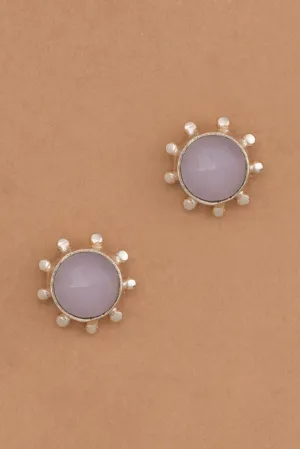 Sterling Rhinestone Stude Earrings