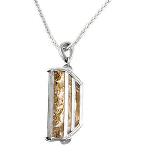 Sterling Silver Genuine Smoky Quartz Pendant
