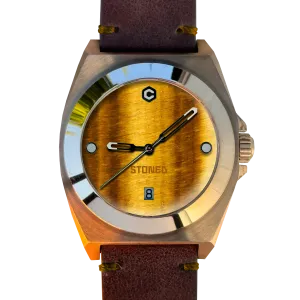STONED Tigers Eye Bronze Automatic