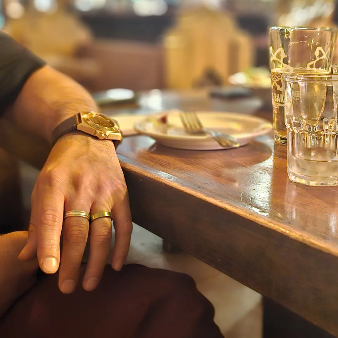 STONED Tigers Eye Bronze Automatic
