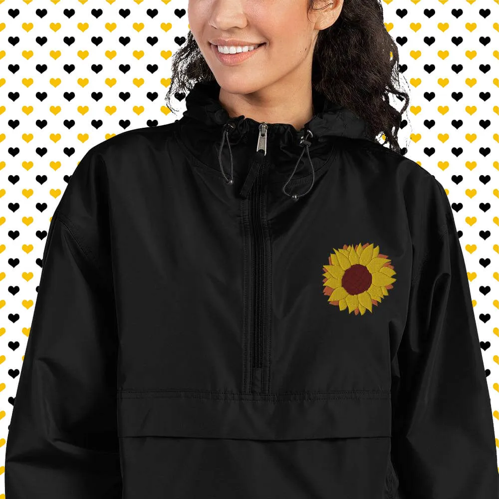 Striped Wine Champion Packable Jacket