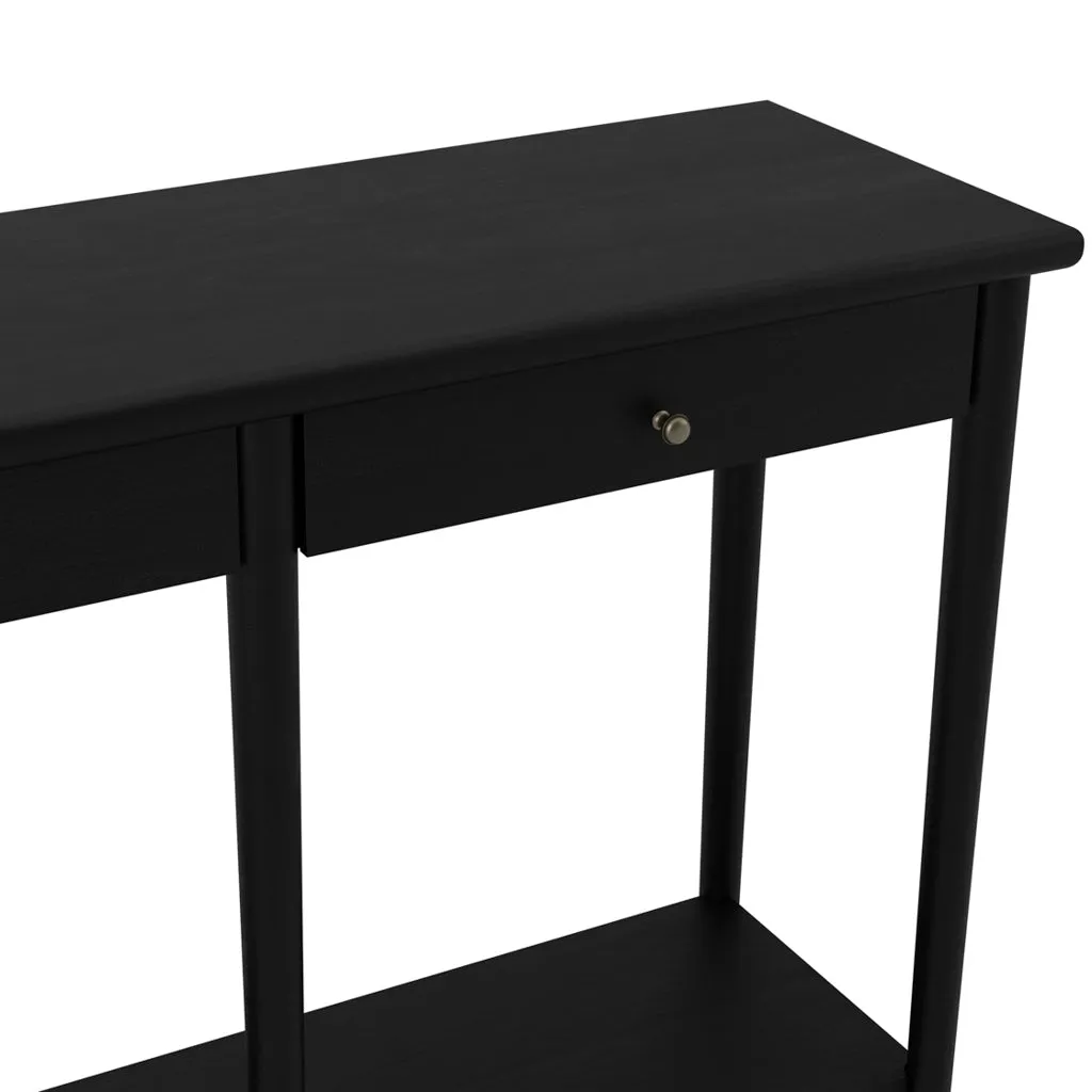 Studio CTH Landon Console Table | Matte Black