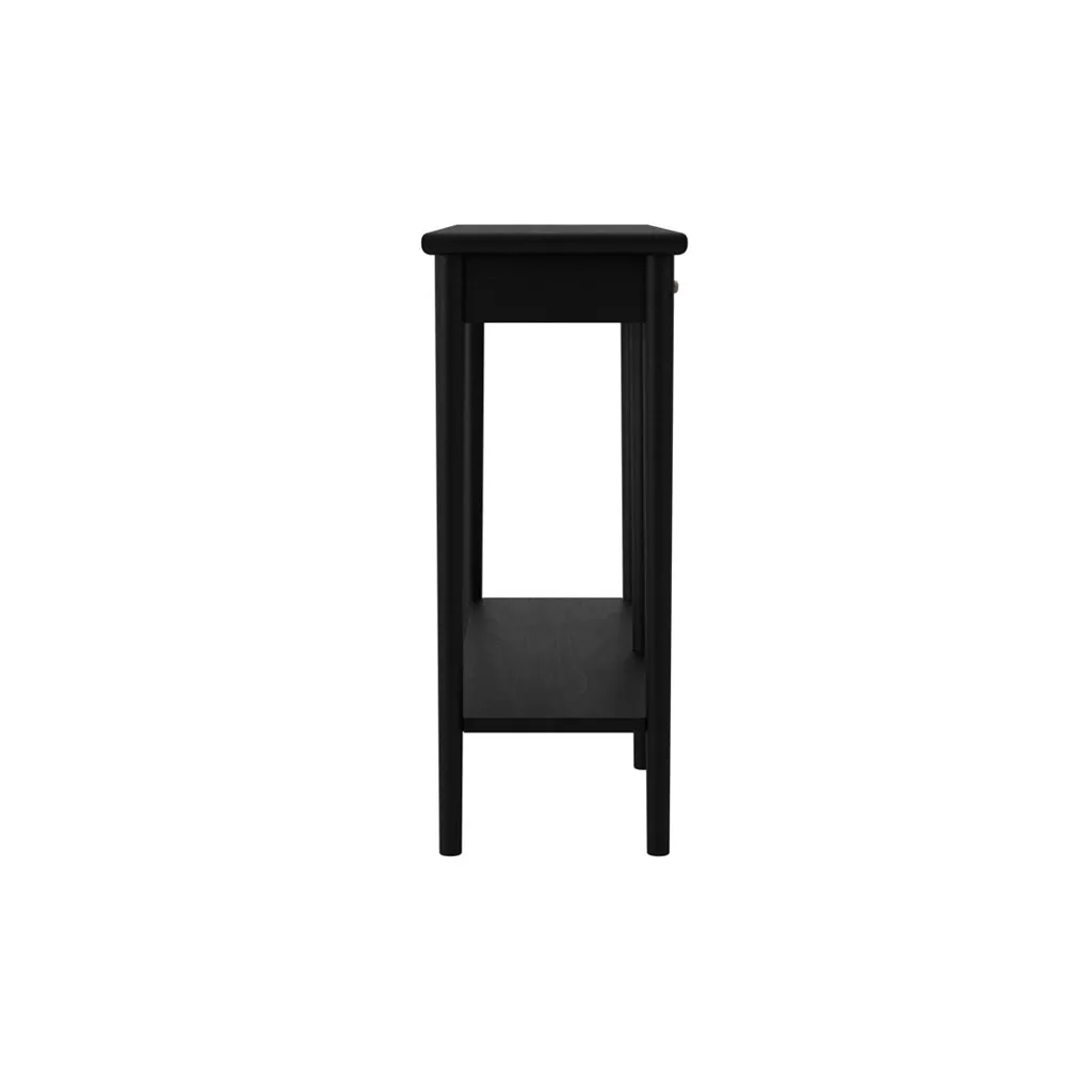 Studio CTH Landon Console Table | Matte Black
