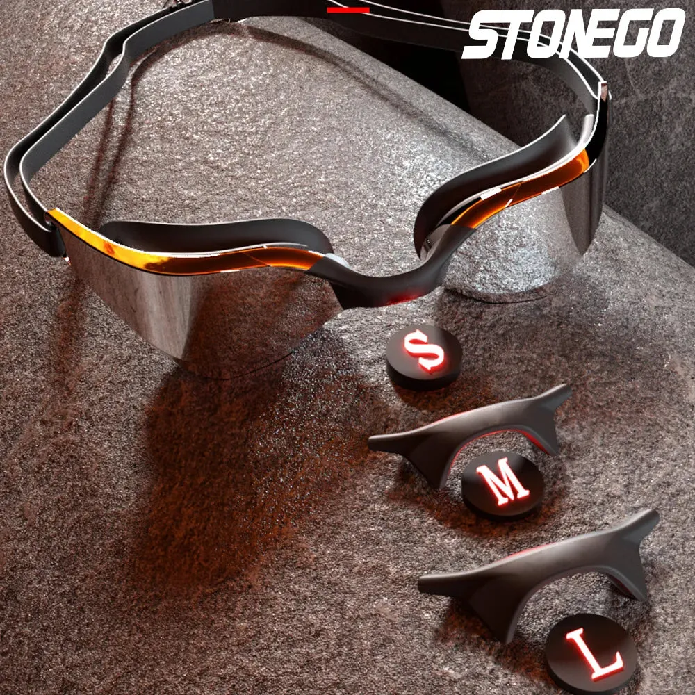 Stylish Anti-Fog Swim Goggles - HD Wide-Angle Lens