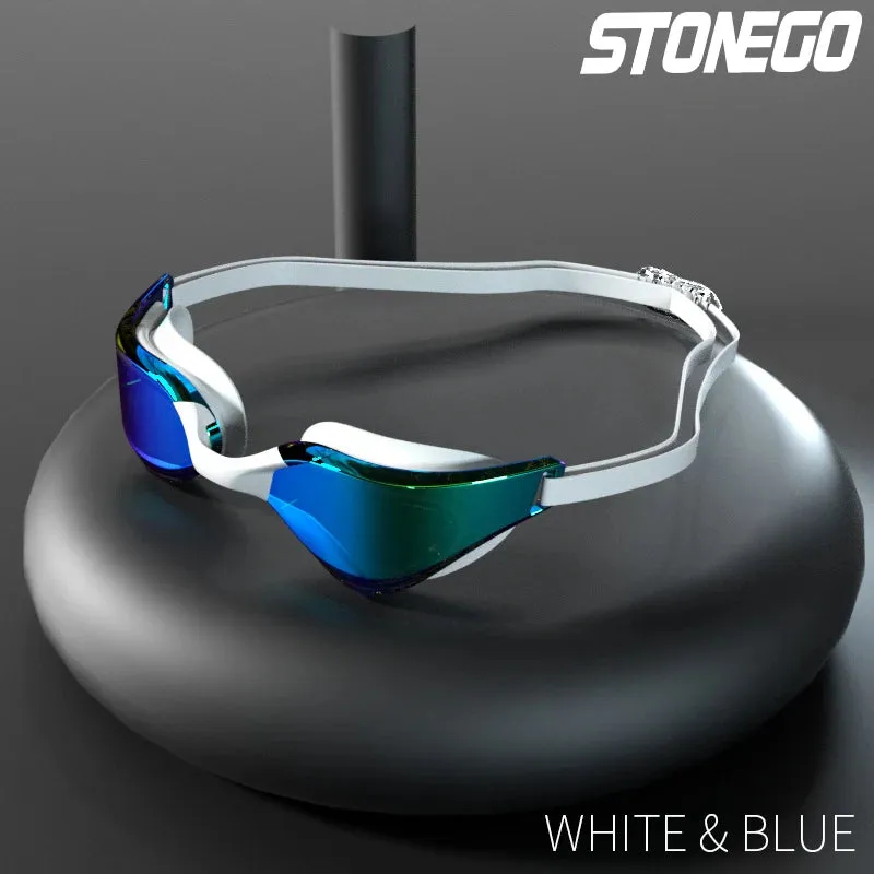 Stylish Anti-Fog Swim Goggles - HD Wide-Angle Lens