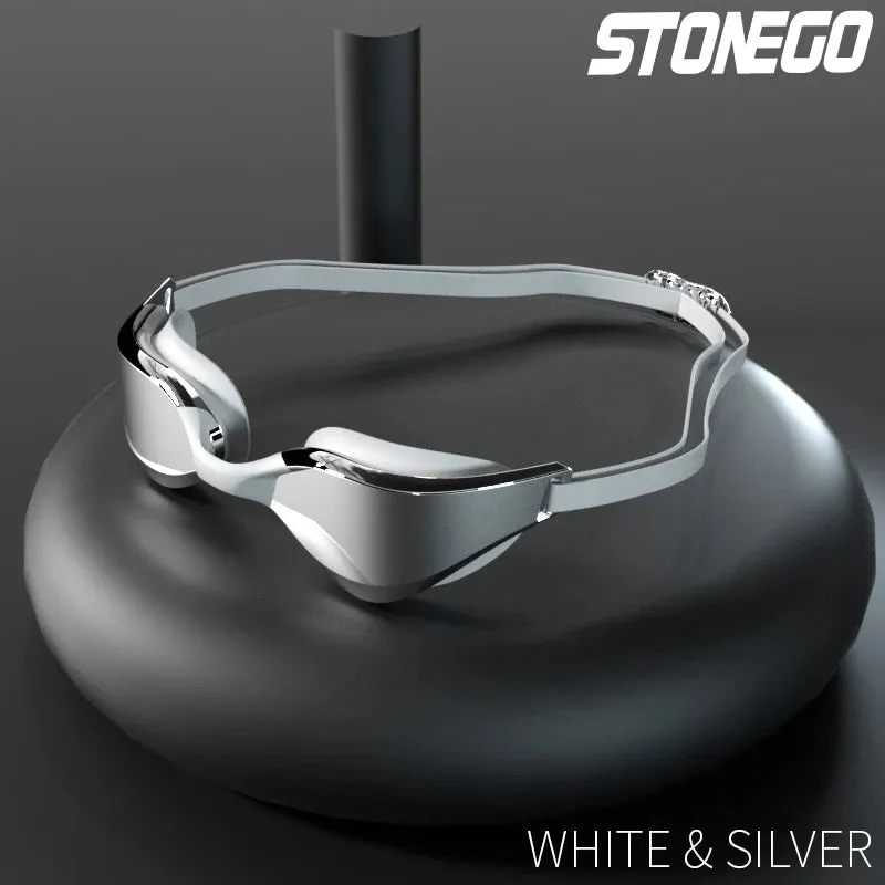 Stylish Anti-Fog Swim Goggles - HD Wide-Angle Lens