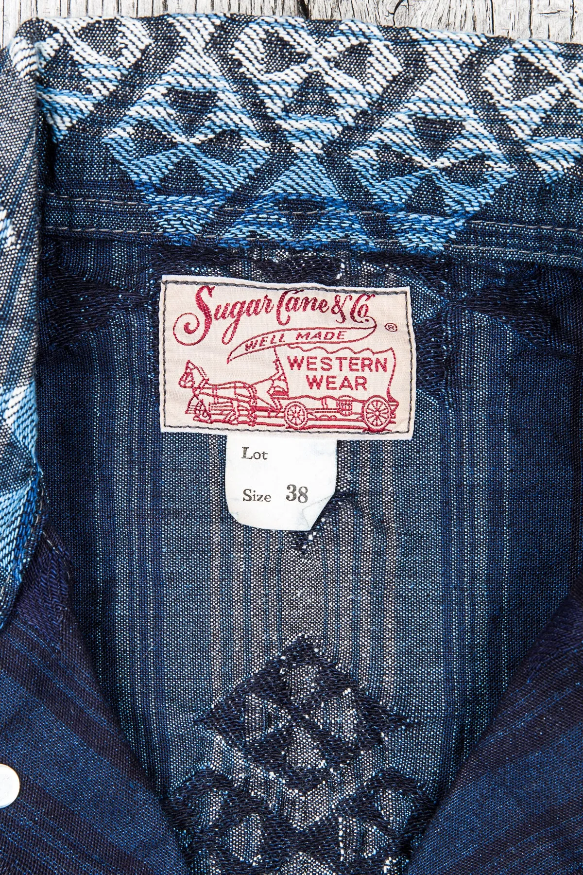 Sugar Cane & Co Native American Denim Work Coat