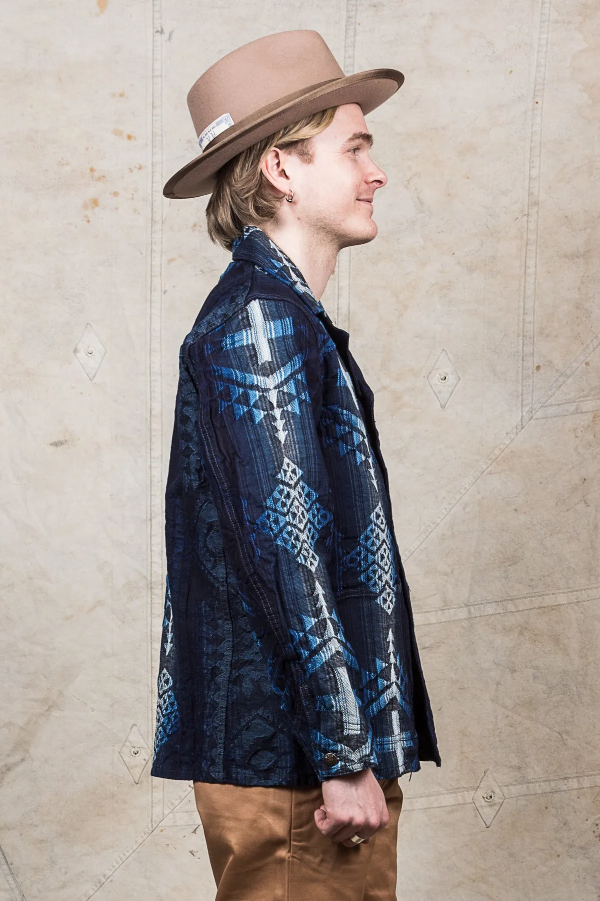 Sugar Cane & Co Native American Denim Work Coat