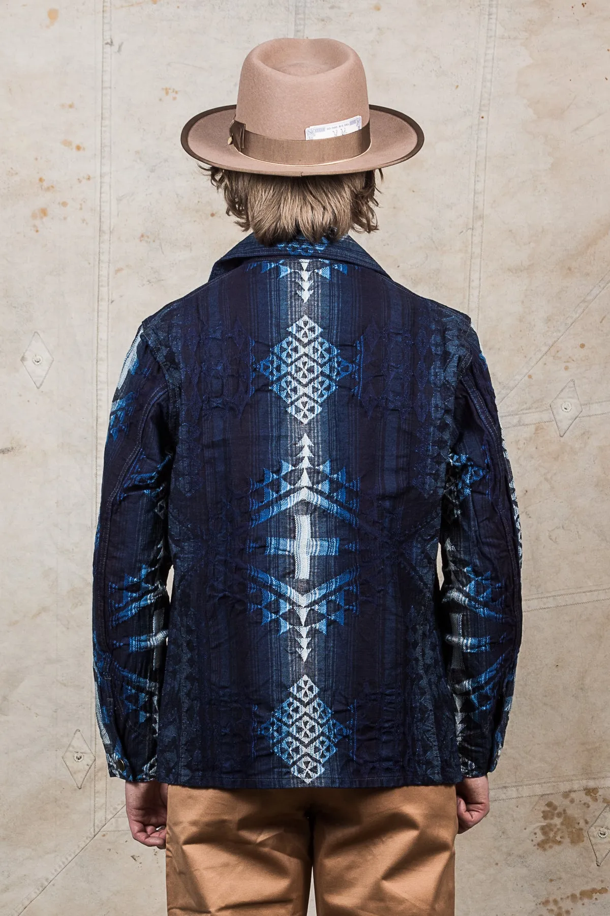 Sugar Cane & Co Native American Denim Work Coat